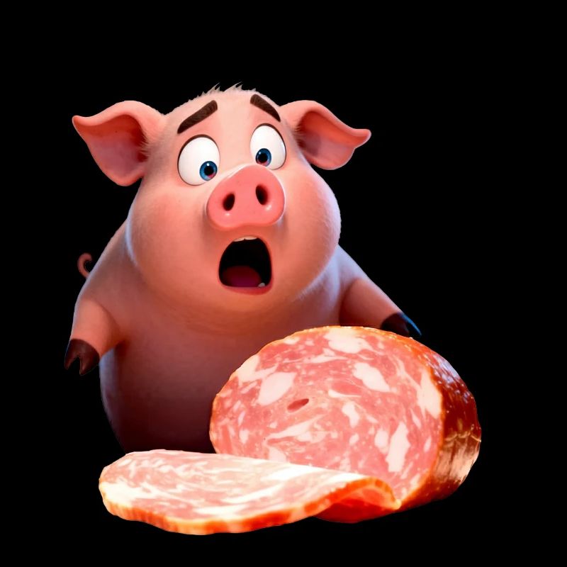 Verzweifeltes Schwein