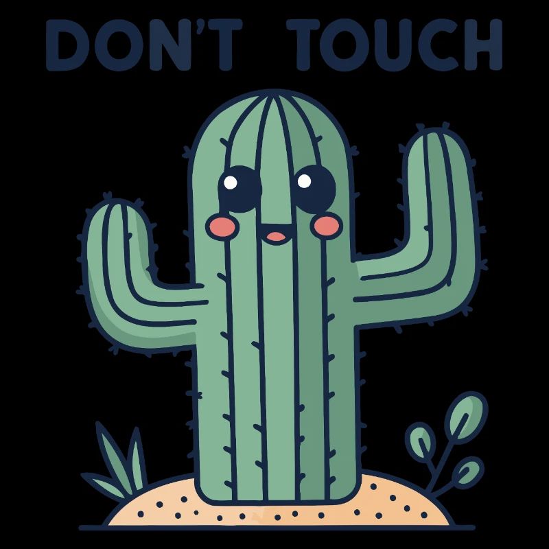 Cactus mignon: interdiction toucher