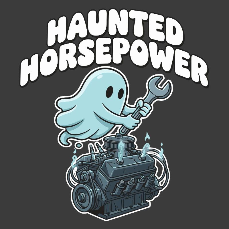 Ghost Engine Haunting Engine Cartoon