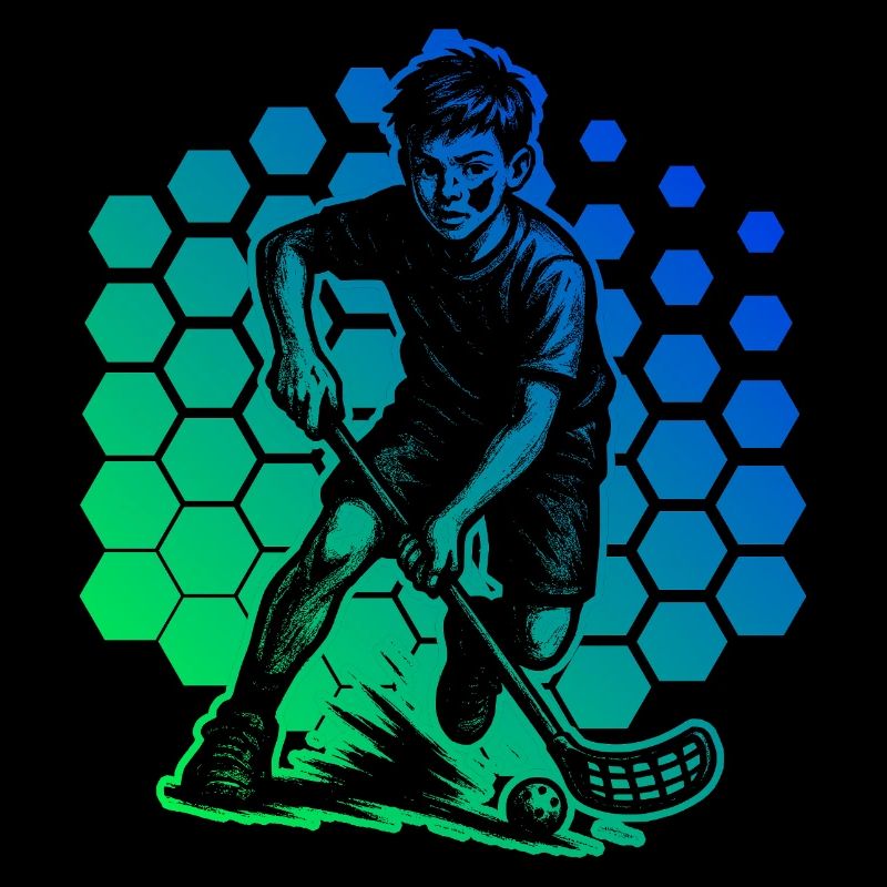 Conception compacte de floorball pour floorball