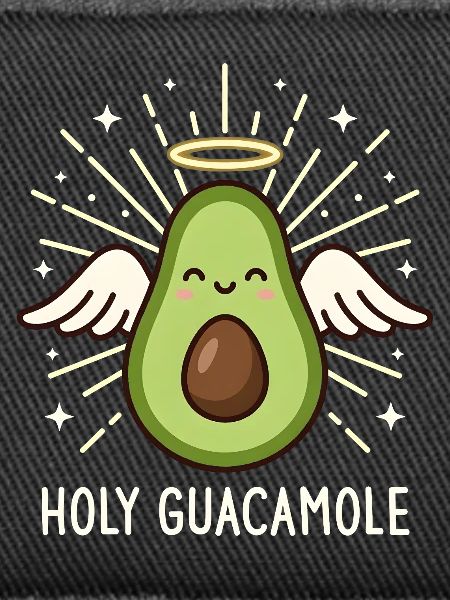 Heiliger Guacamole süßer Avocado-Engel