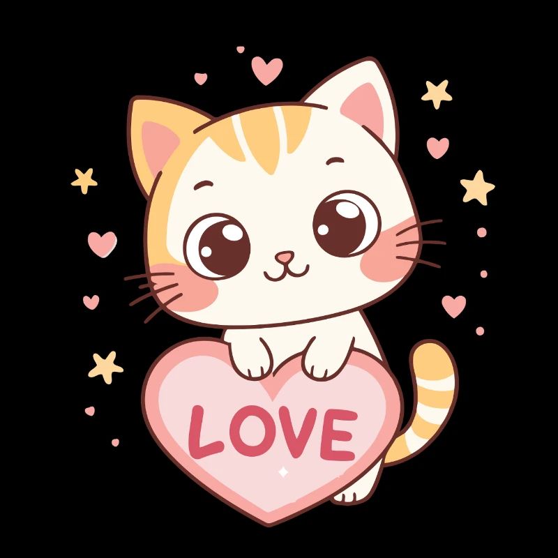 Kitten Kawaii Herzliebe