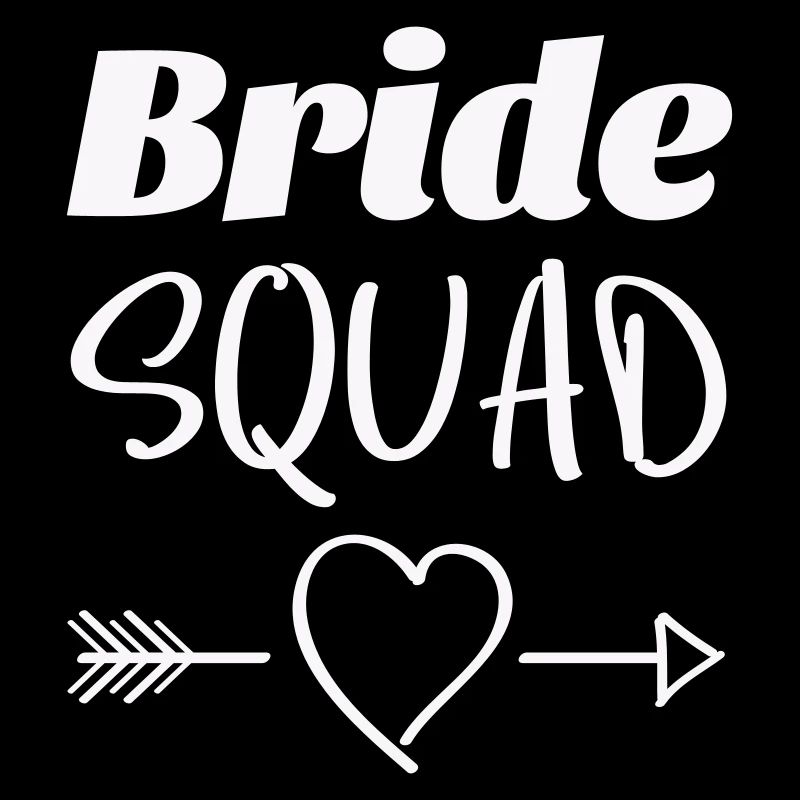 Braut Squad Herz Pfeil