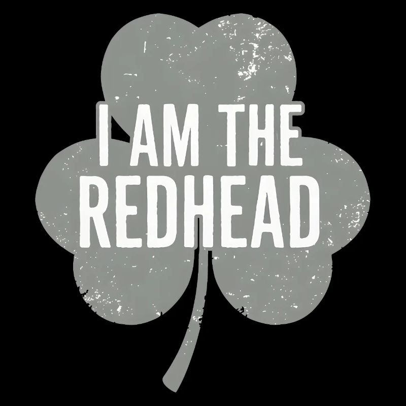 Ich bin der rothaarige Shamrock-Stolz