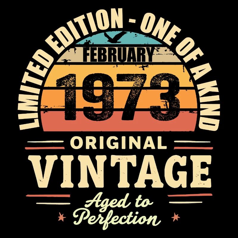 Februar 1973 Geburtstagsgeschenk Februar 1973