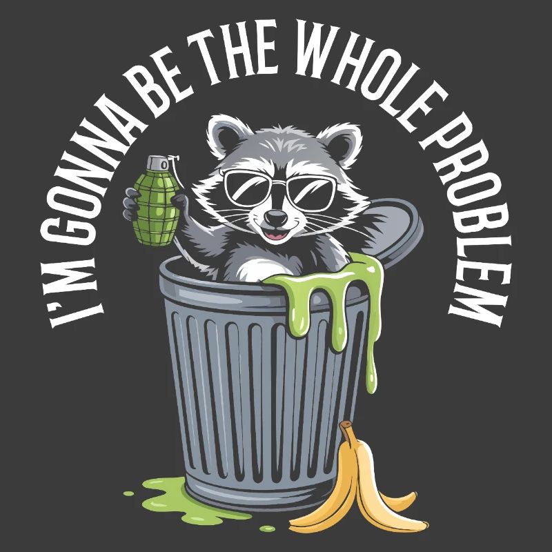 Ich bin das Problem – Lustiges Statement Design