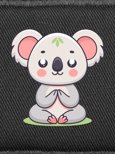 Pastel meditative Zen Koala