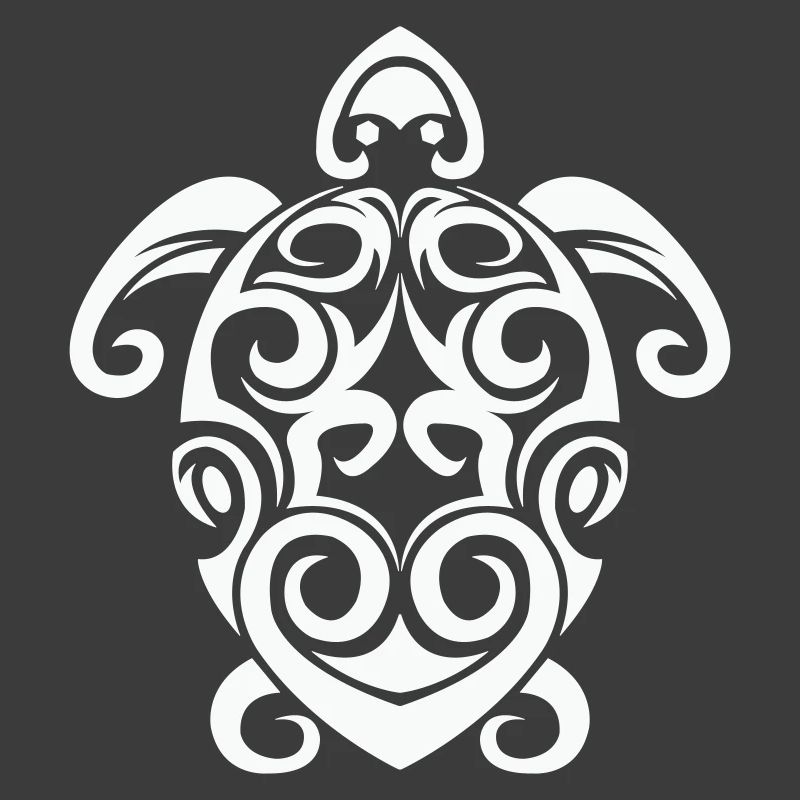 Tribal Turtle Spiral