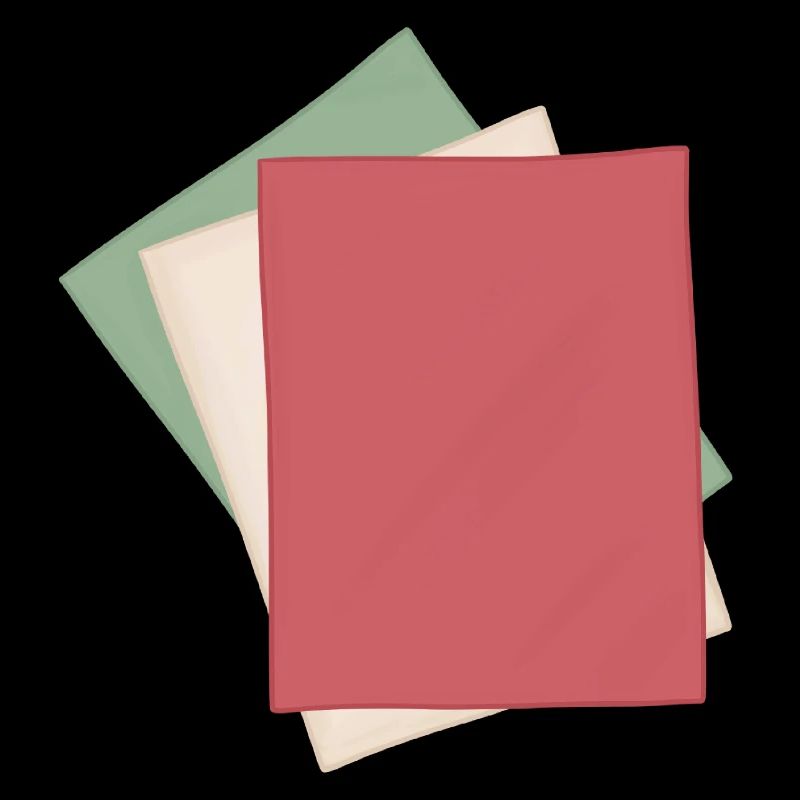 Pile de papier pastel