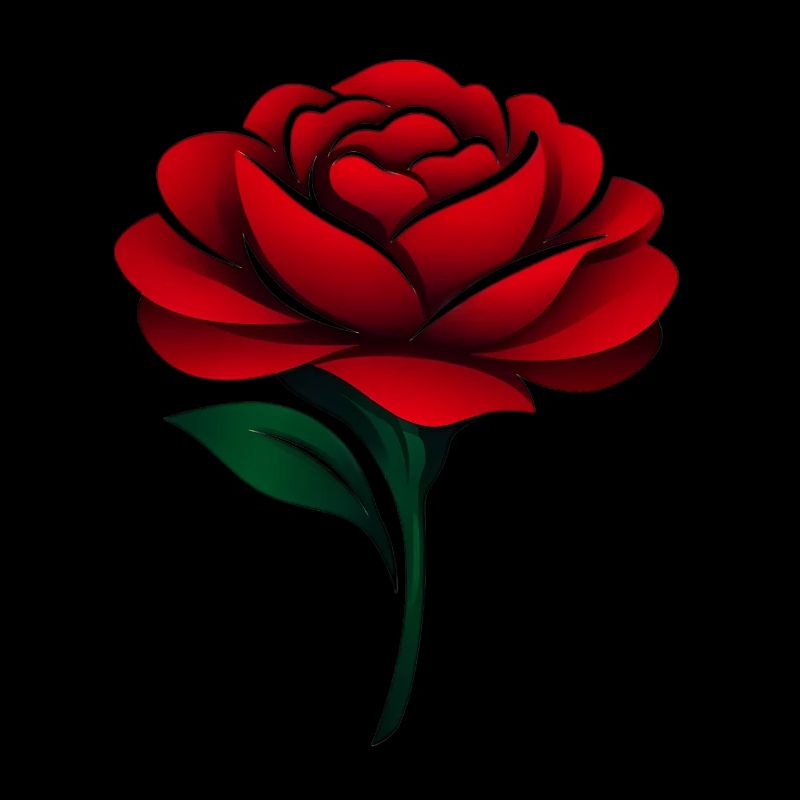 Red Rose Deep Red Blossoms