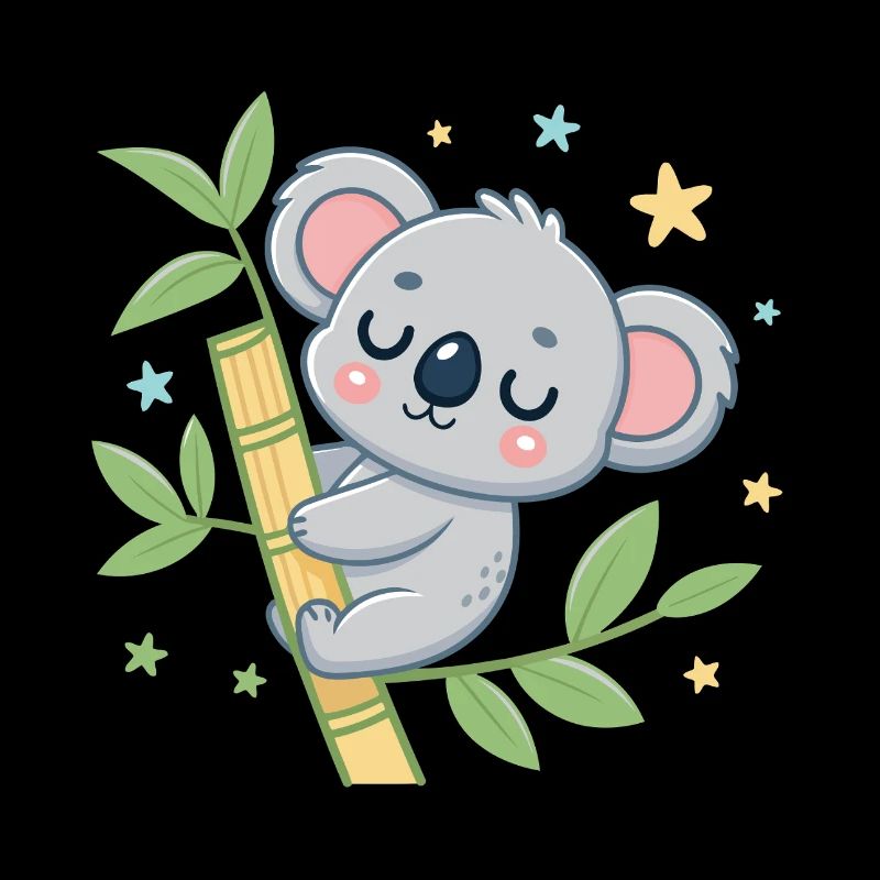 Koala on Bamboo Reverie