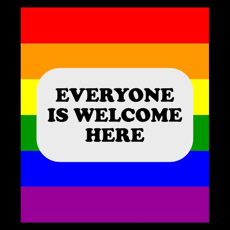 Drapeau arc-en-ciel pour les espaces sécurisés LGBT