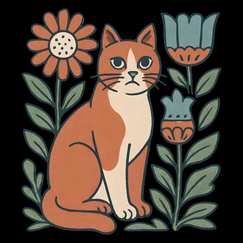 Katzengarten Blütenfreund Katze