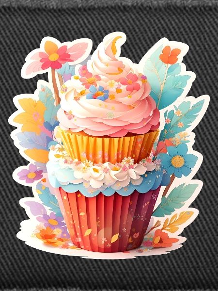 Blumen Cupcake 