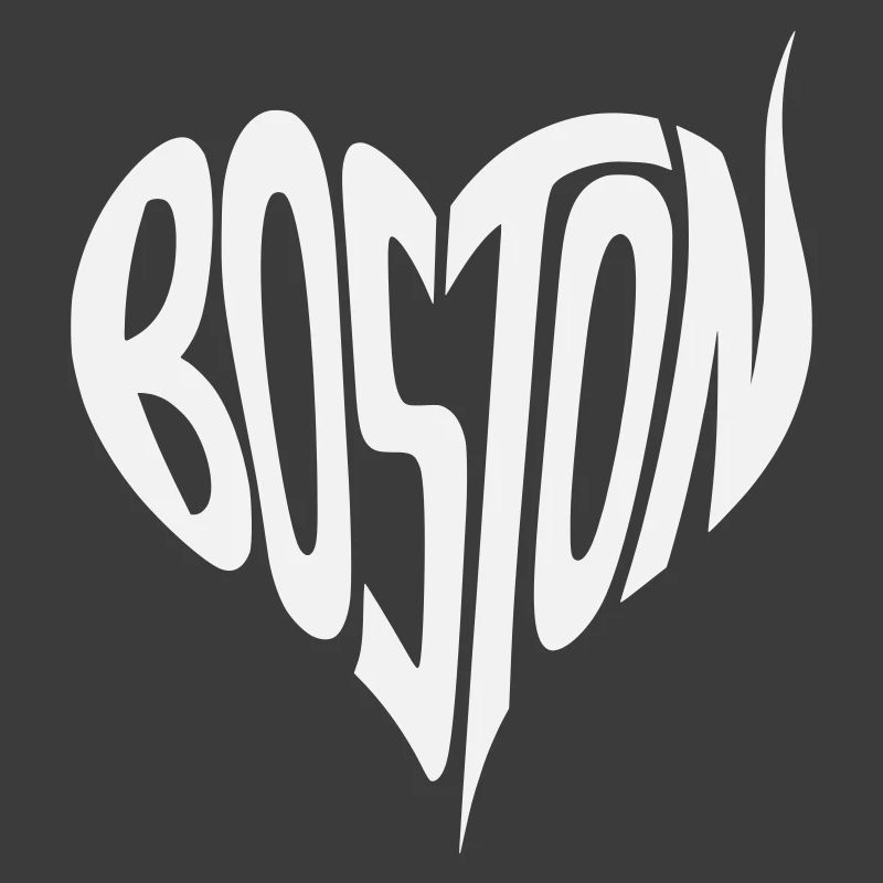 Boston Heart Typography