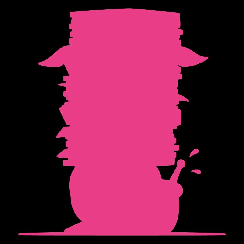 Snail File Stack Silhouette