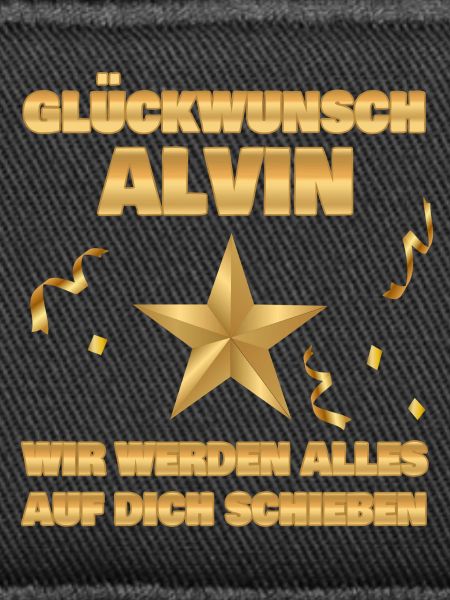 Abschiedsgeschenk Alvin