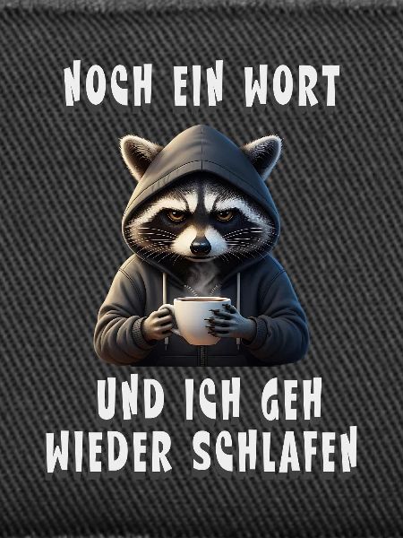 Waschbär Langschläfer & Gamer Schlafshirt