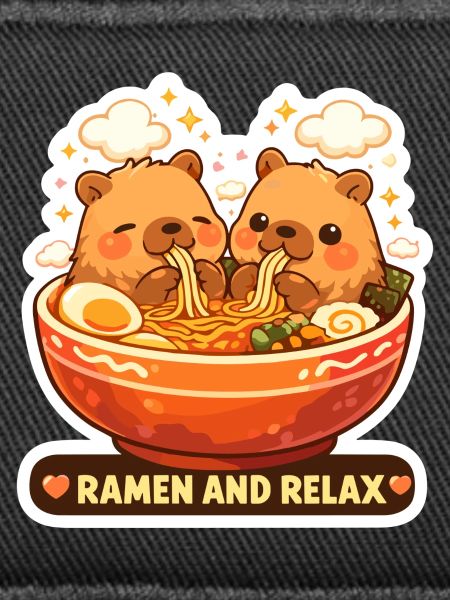 Capybara Ramen & Relax Sticker