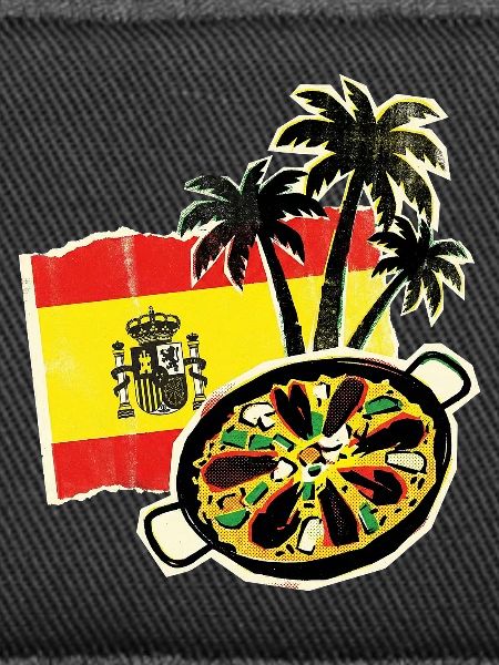 Spain Paella Palm Trees