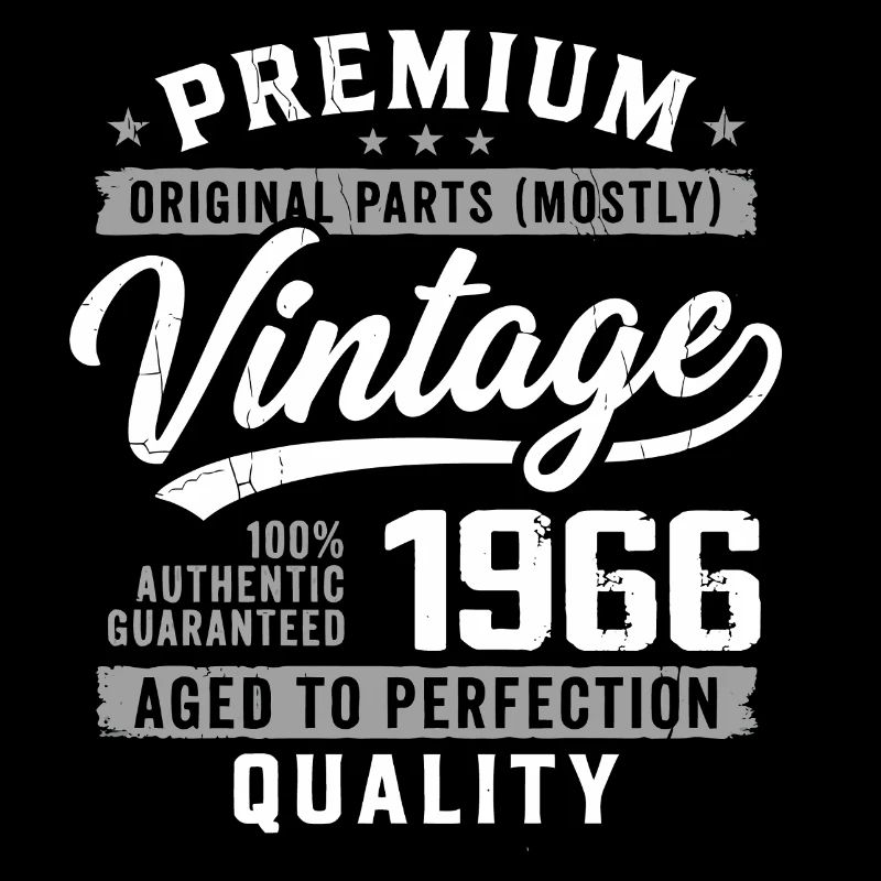 Vintage 1966 Retro 1966 Anniversaire 1966