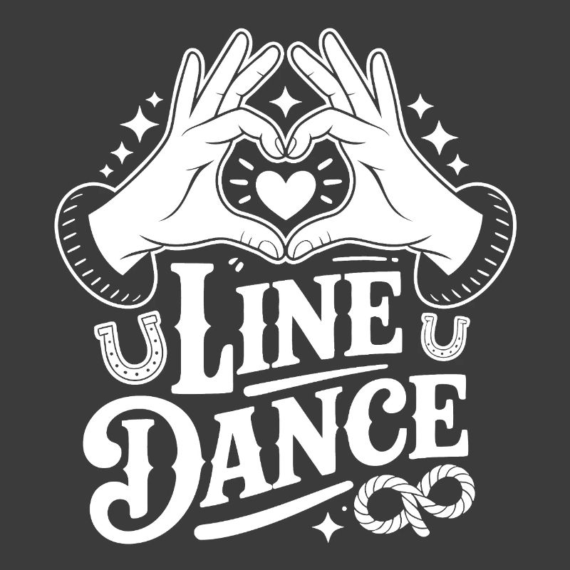 Line Dance Heart-Hand Logo
