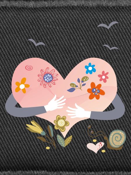 Herz mit Blumen