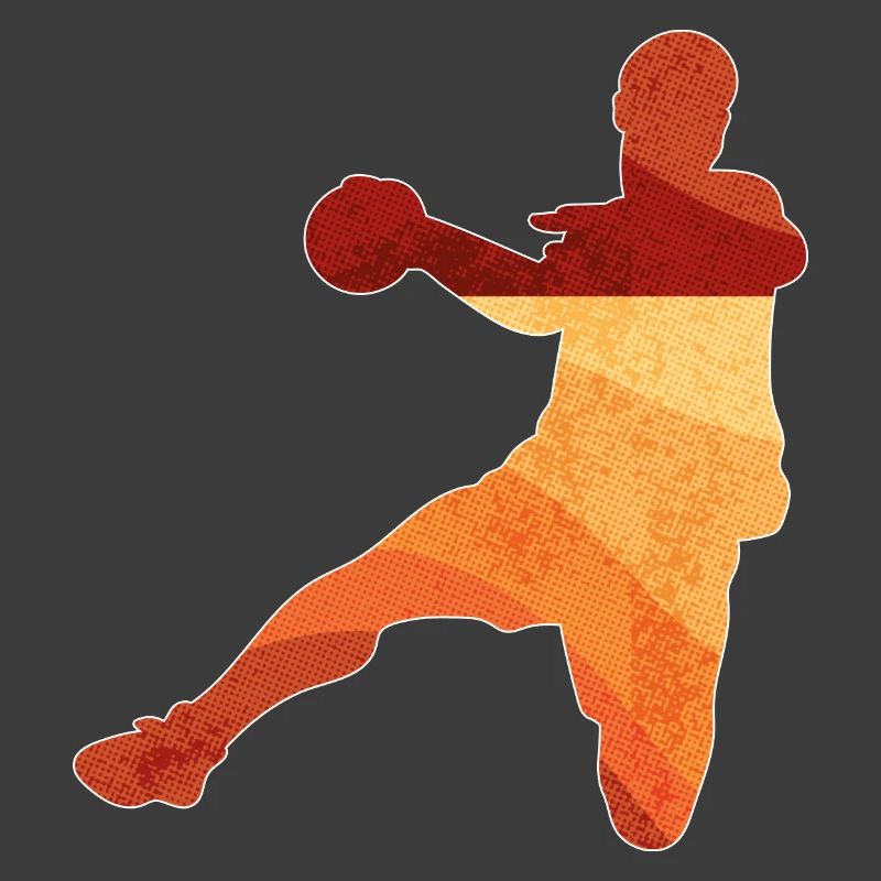 Basketball-Dunk im Retrogradient