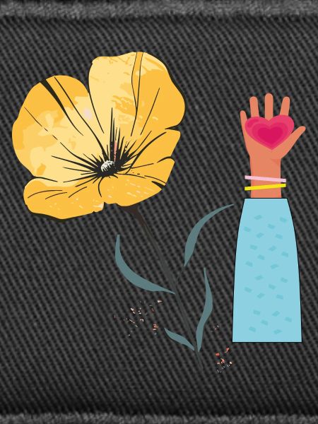 Blume Hand Herz 