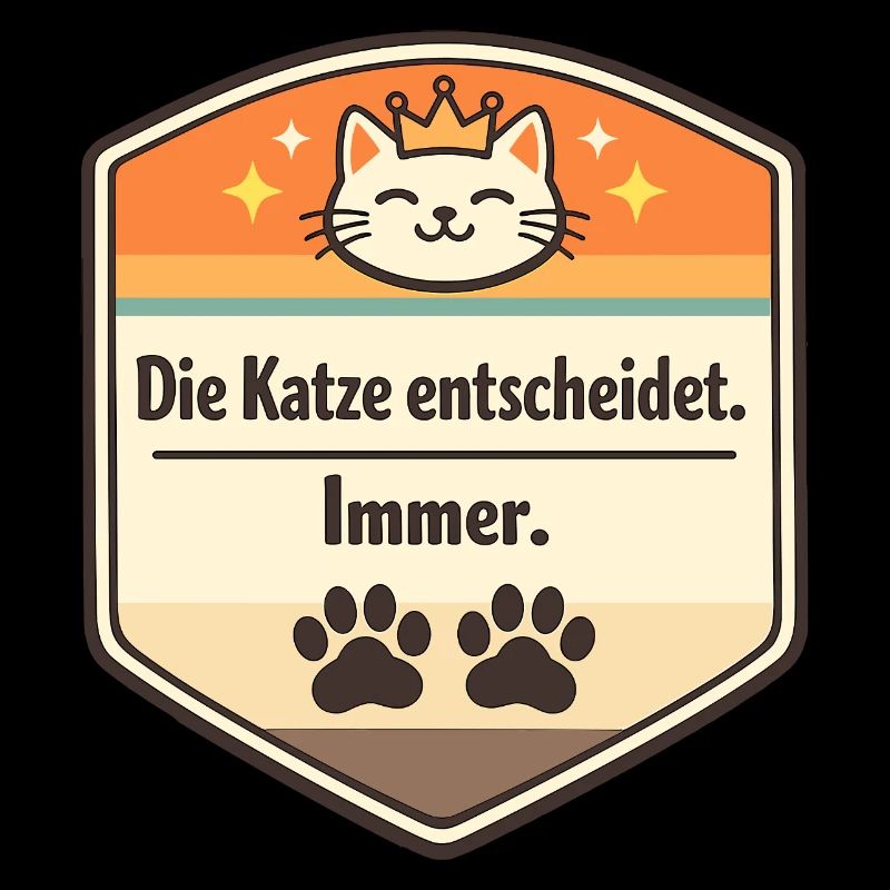 Die Katze entscheidet. Immer.