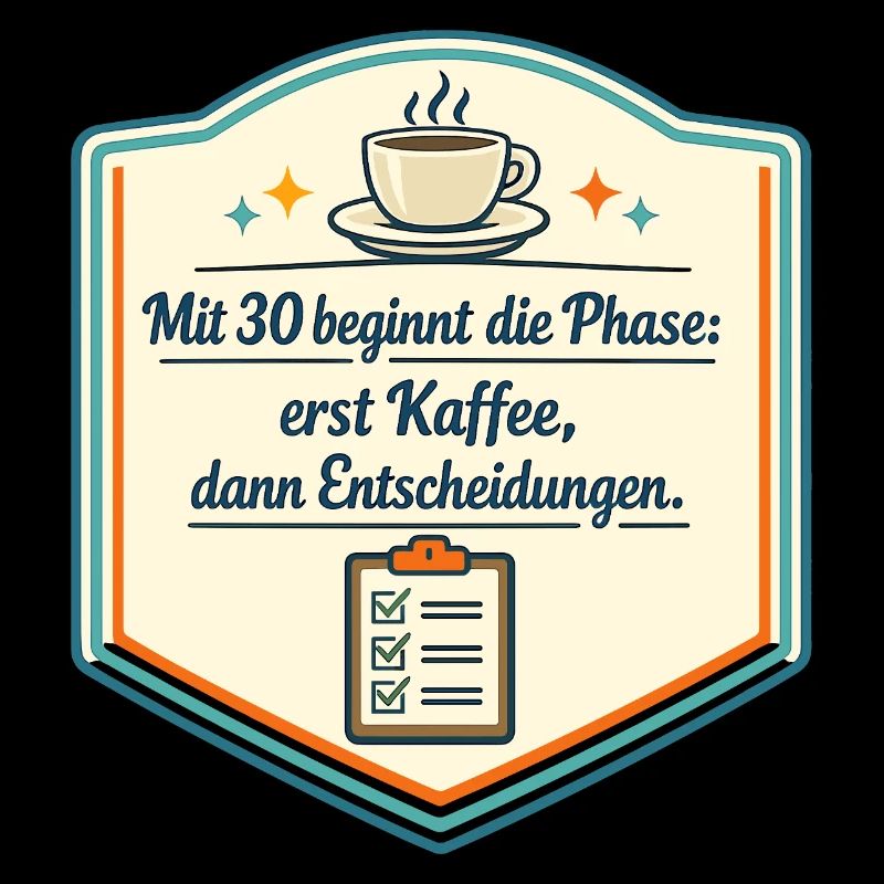 Kaffee zuerst, Entscheidungen danach