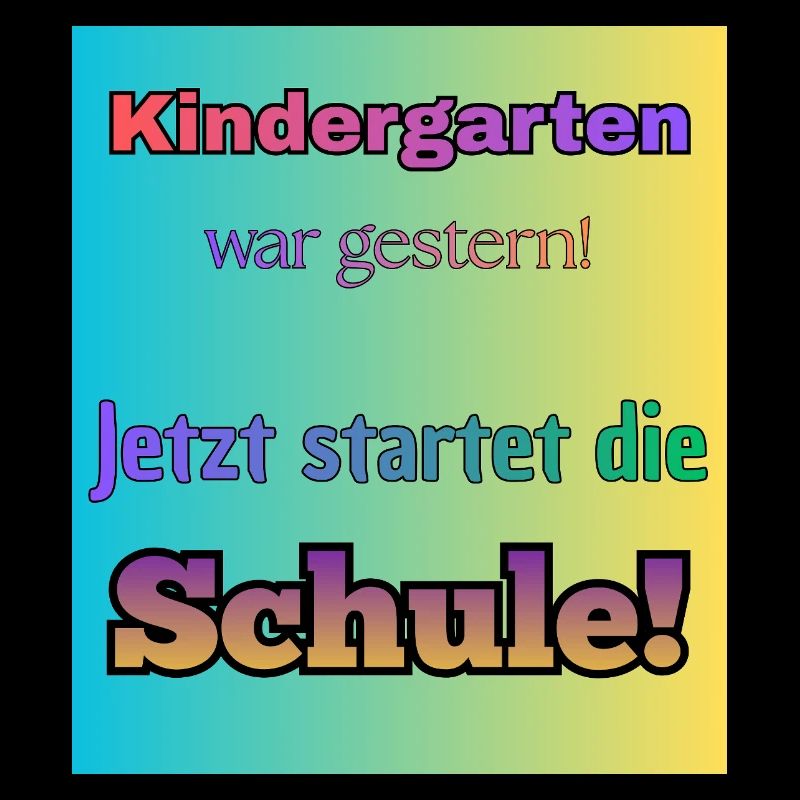 Kindergarten war gestern- Jetzt startet die Schule