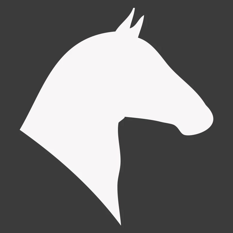 Horse Head Silhouette Minimal