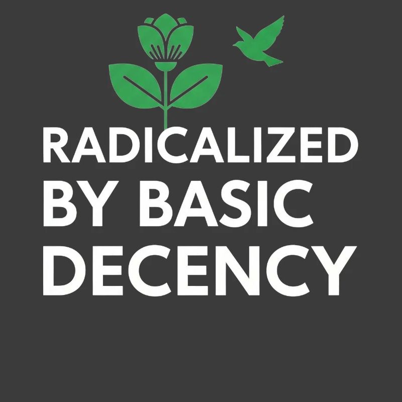 Radicalisé par la déclaration de décence de base sur le décalcomanie de chemise