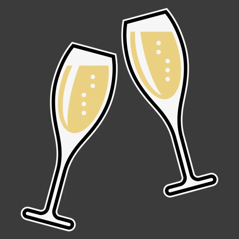 2 Sektgläser (Sekt / Oval / Zu / 3C)