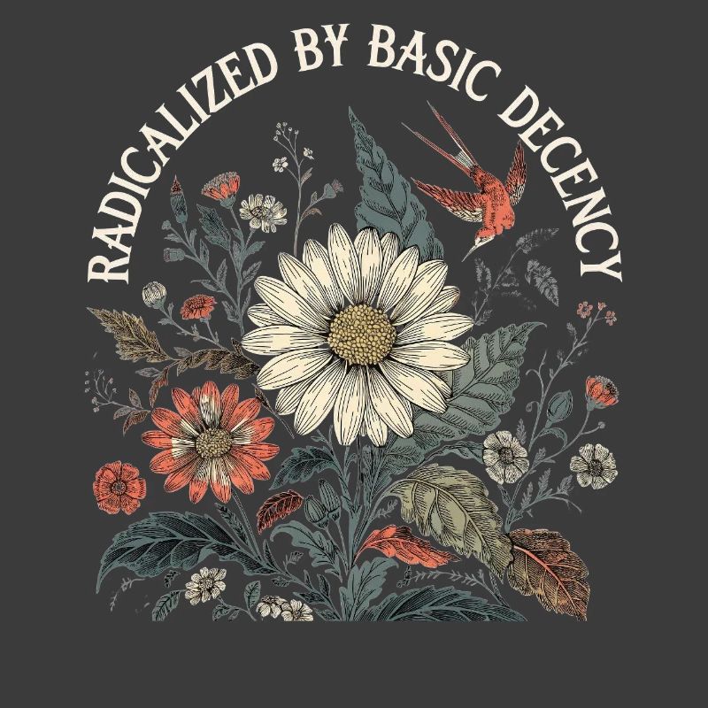 Radicalized By Basic Decency Retro Shirt