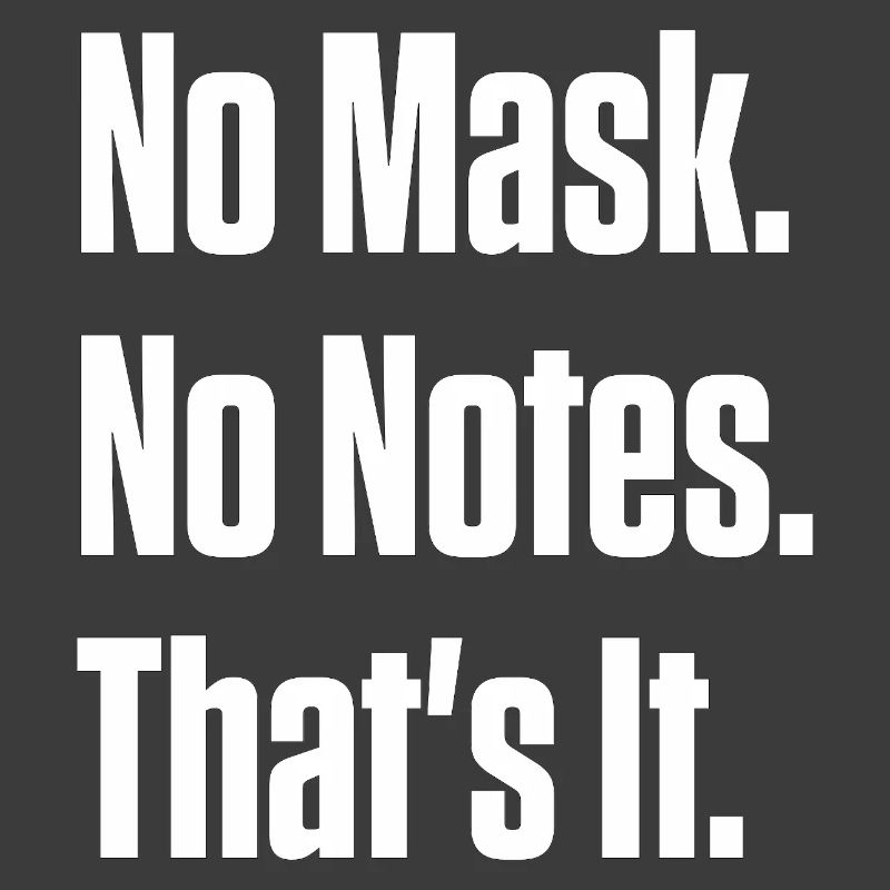 Pas de masque Pas de notes Orgueil neurodivergent