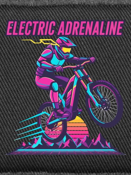 Elektrisches Adrenalin Synthwave E-MTB