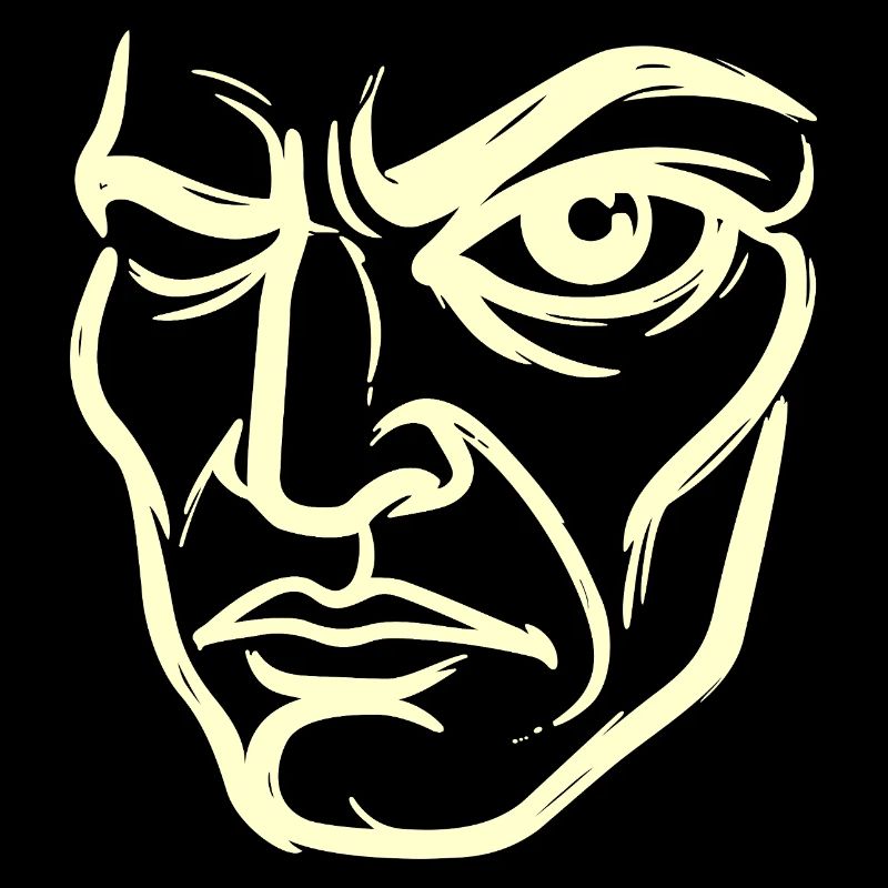 Abstract portrait "The Observer"