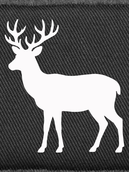 Moonlight Deer Silhouette