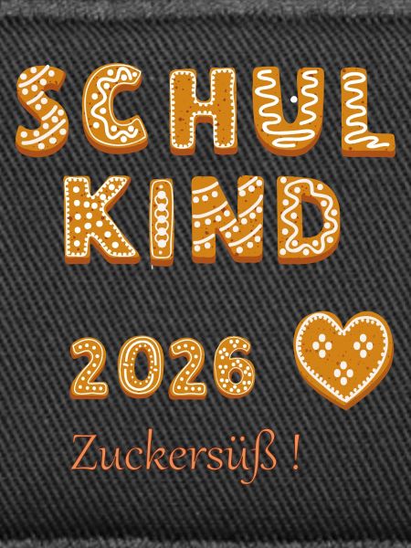 Schulkind 2026 Zuckersüß