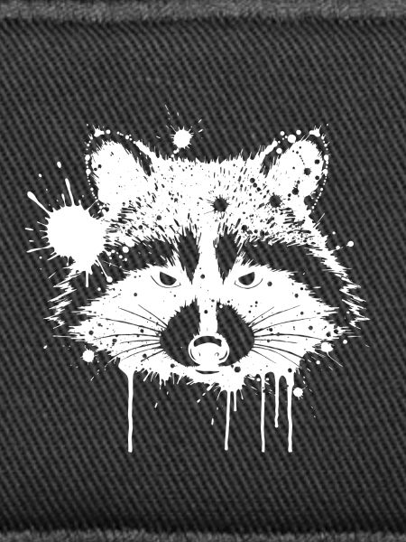 Waschbär-Splash-Graffiti