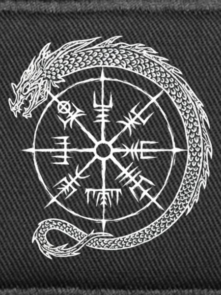 Vegvisir Midgardschlange - Wikinger Kompass