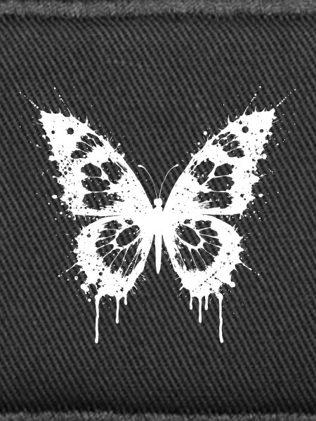 Schmetterling in Spritzern