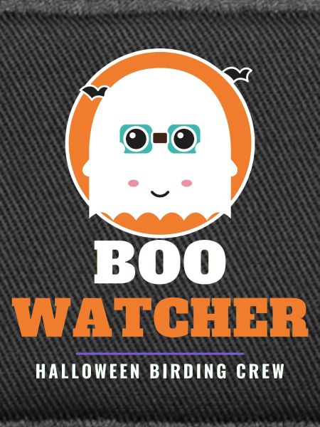 Vogelbeobachter Lustiger Halloween-Vogelbeobachter-Geist