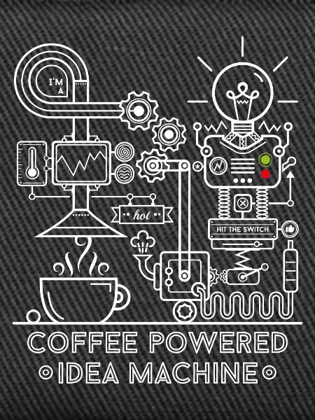 Coffee powered - white