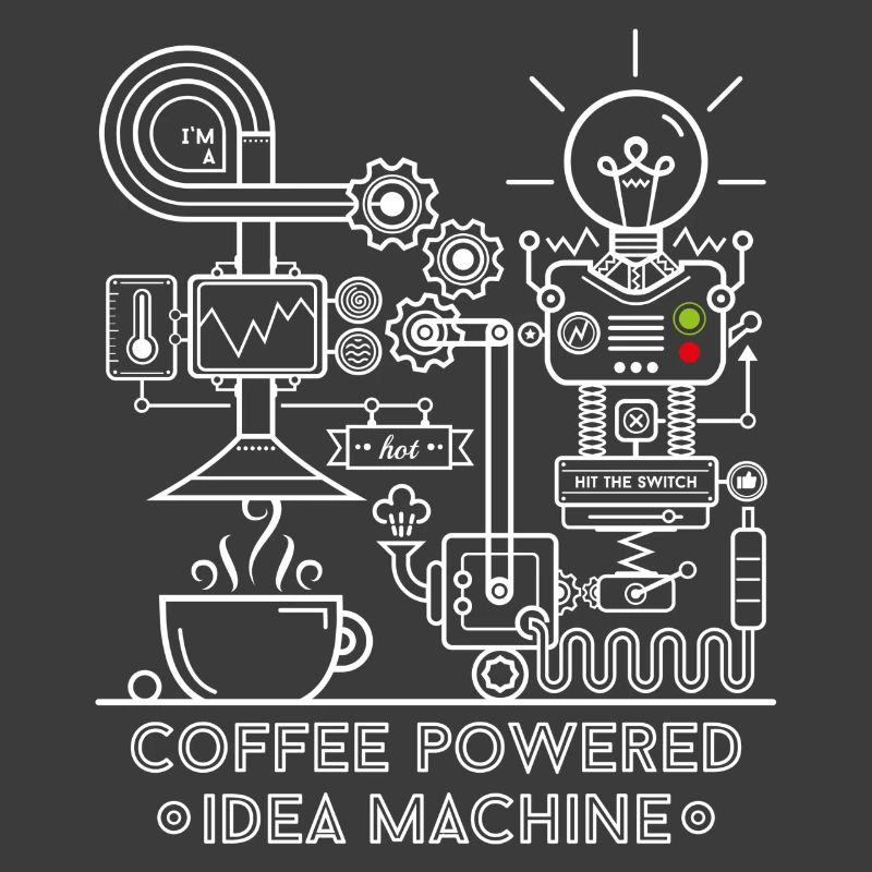 Coffee powered Idea Machine