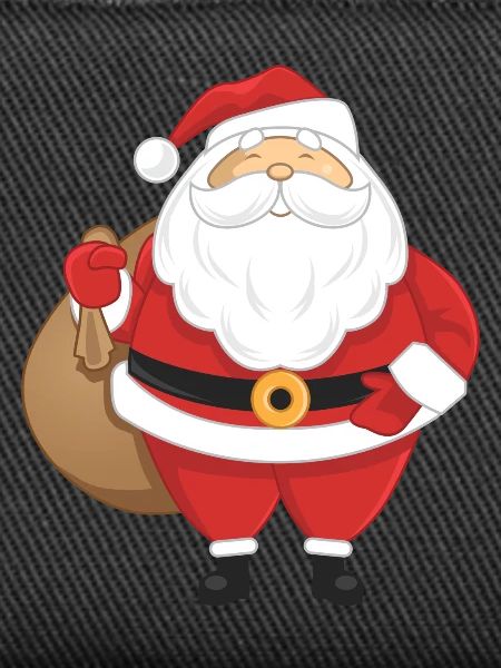 Santa Gift Sack Illustration