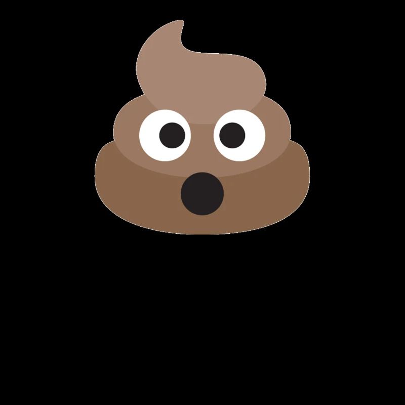 Poo Emoji Face! Retro Design!