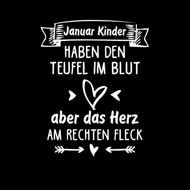 Januar Kinder - das Herz am rechten Fleck